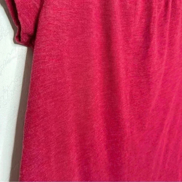 Joe Fresh T-Shirt Elastic Boat Neck Flowers Reddish Pink Size  Small - Picture 15 of 16